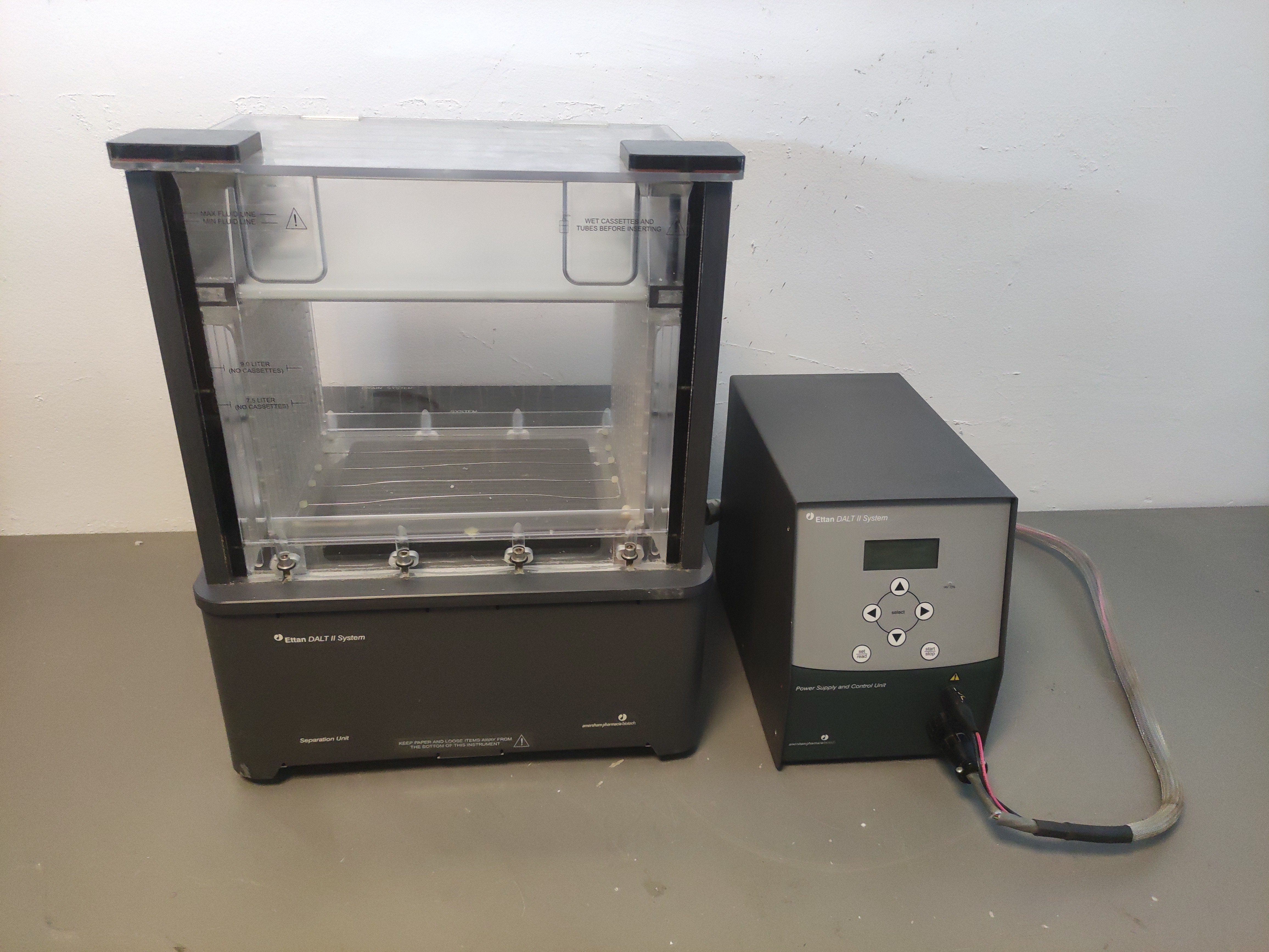 aparato separador placa gel metal 51x40x44 25x18x31 1u